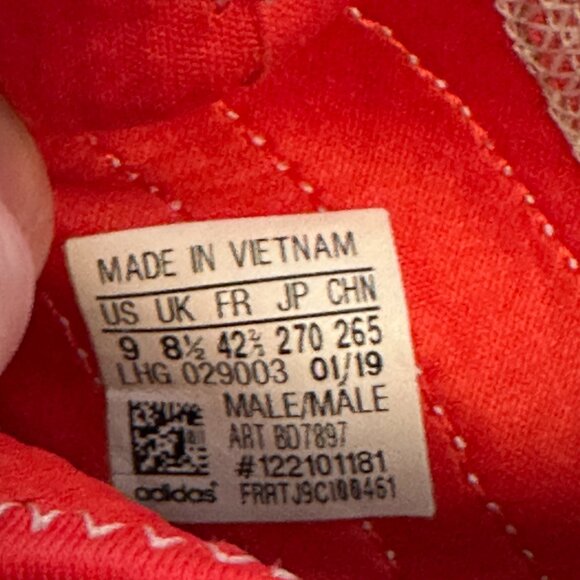 Adidas NMD R1 Active Red Sneaker Size 9 - Picture 10 of 14